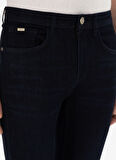 Cacharel Normal Bel Normal Paça Slim Fit Lacivert Erkek Denim Pantolon BREYON