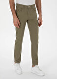 Cacharel Normal Bel Normal Paça Slim Fit Yeşil Erkek Denim Pantolon RAIDS