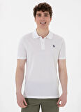 U.S. Polo Assn. Beyaz Erkek Polo T-Shirt PAST
