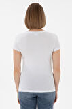 U.S. Polo Assn. Kadın V Yaka Basic T-shirt 2080797