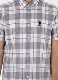 U.S. Polo Assn. Regular Fit Gömlek Yaka Lacivert Erkek Gömlek GASTA