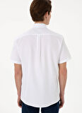U.S. Polo Assn. Regular Fit Gömlek Yaka Beyaz Erkek Gömlek GOXY