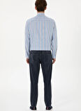 U.S. Polo Assn. Normal Bel Normal Paça Slim Fit Mavi Erkek Denim Pantolon SARO