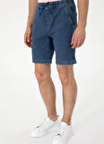Mavi Erkek Lastikli Bel Comfort Fit Denim Şort SOTIRA