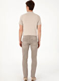 U.S. Polo Assn. Normal Bel Normal Paça Slim Fit Gri Erkek Denim Pantolon COLORIS