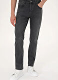 U.S. Polo Assn. Normal Bel Normal Paça Straight Mavi Erkek Denim Pantolon VANY