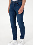 U.S. Polo Assn. Orta Bel Normal Paça Slim Fit Mavi Erkek Denim Pantolon RC-LACOPO