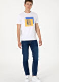 U.S. Polo Assn. Orta Bel Normal Paça Slim Fit Mavi Erkek Denim Pantolon RC-LACOPO