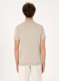 U.S. Polo Assn. Polo Yaka Slim Fit Gri Erkek Kazak IVAN