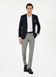 Cacharel Normal Bel Normal Paça Slim Fit Gri Erkek Pantolon SARE/P