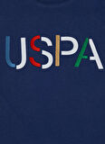 U.S. Polo Assn. Baskılı Açık Lacivert Erkek Çocuk T-Shirt GEORGY