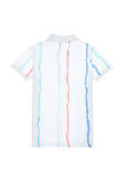 U.S. Polo Assn. Çizgili Beyaz Erkek Çocuk T-Shirt DERON