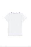 U.S. Polo Assn. Baskılı Beyaz Erkek Çocuk T-Shirt PALMA