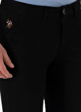 U.S. Polo Assn. Normal Bel Normal Paça Siyah Erkek Chino Pantolon KENLY