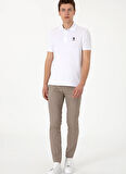 U.S. Polo Assn. Normal Bel Normal Paça Yeşil Erkek Chino Pantolon LARUS