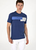 U.S. Polo Assn. Bisiklet Yaka Lacivert Erkek T-Shirt SENKA