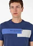 U.S. Polo Assn. Bisiklet Yaka Lacivert Erkek T-Shirt SENKA