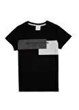 U.S. Polo Assn. Baskılı Siyah Erkek Çocuk T-Shirt SENKAKIDS
