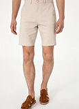 U.S. Polo Assn. Normal Bel Regular Fit Gri Erkek Bermuda Şort NESTA