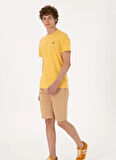 U.S. Polo Assn. Normal Bel Comfort Fit Kahve Erkek Bermuda Şort NASGAR