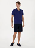 U.S. Polo Assn. Normal Bel Regular Fit Lacivert Erkek Bermuda Şort NESTA