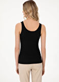 U.S. Polo Assn. V Yaka Siyah Kadın T-Shirt SOLITA