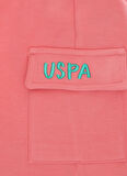U.S. Polo Assn. Lastikli Bel Relaxed Pembe Kız Çocuk Şort VOLENTA