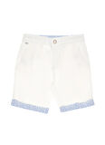 U.S. Polo Assn. Normal Bel Slim Fit Beyaz Erkek Çocuk Şort BERSLEY
