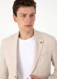 U.S. Polo Assn. Slim Fit Beyaz Erkek Ceket LAYMAN-C