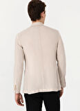U.S. Polo Assn. Slim Fit Beyaz Erkek Ceket LAYMAN-C