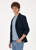 U.S. Polo Assn. Slim Fit Lacivert Erkek Ceket LOIN-C