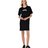 Kadın Modal Karışımlı Bisiklet Yaka Mini Boy Örme Elbise