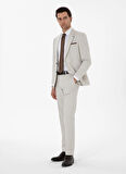 Cacharel Normal Bel Slim Fit Bej Erkek Takım Elbise VALUE