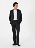 Cacharel Normal Bel Slim Fit Siyah Erkek Takım Elbise RIES