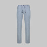 ELY ÇİZGİLİ AÇIK MAVİ PANTOLON