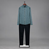 GOIAS ÇİZGİLİ HAKİ GÖMLEK