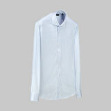 COMO ÇİZGİLİ MAVİ GÖMLEK