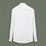 ELETA SLIM PAMUKLU KIRMIZI GÖMLEK