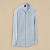 GOIAS UZUN KOL FITTED AÇIK MAVİ GÖMLEK