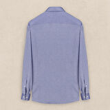 SOSA UZUN KOL KOYU MAVİ PAMUKLU  GÖMLEK