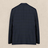 AMARA KARELİ KOYU LACİVERT CEKET