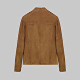 Çift Taraflı Süet Taba Deri Ceket