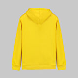Kapüşonlu Sarı Sweatshirt