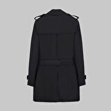 Amsterdam Siyah Trençkot