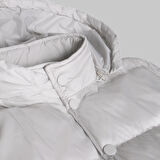 Çıkma Kapüşonlu Dolum Taş Rengi Yelek