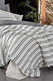 Sarev Salamanca Ekru Mood Comfort King Size (Battal Boy) %100 Pamuk Çift Taraflı Yıkamalı Nevresim T