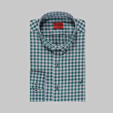 DREW UZUN KOL KARELİ YEŞİL GÖMLEK