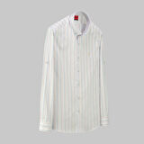 DREW UZUN KOL ÇİZGİLİ AÇIK MAVİ GÖMLEK