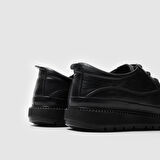 Erkek Comfort Bağcıklı Ayakkabı [052187] SİYAH, 44