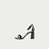 Kadın Bantlı Taşlı Ayakkabı [060118] SİYAH, 39